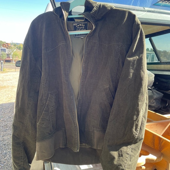 Dark khaki green corduroy jacket . Won back in 2009 from a Twilight contest - Picture 2 of 5